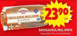 ICA Maxi SKOGAHOLM Skogaholmslimpa erbjuda