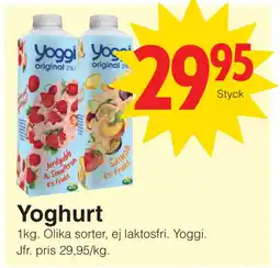 Matöppet Yoghurt erbjuda