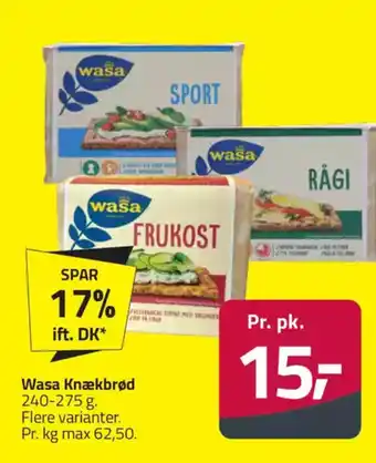 Fleggaard WASA Knækbrød erbjuda