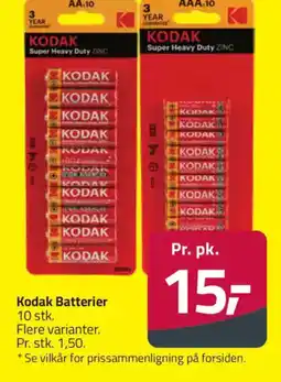 Fleggaard KODAK Batterier erbjuda