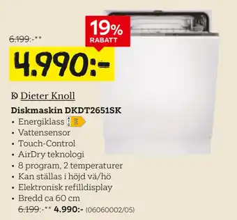 XXXLutz Diskmaskin DKDT2651SK erbjuda