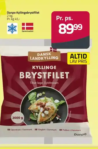 Fleggaard DANPO Kyllingebrystfilet erbjuda