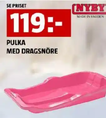 Bauhaus Pulka med dragsnöre erbjuda