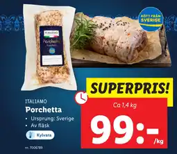Lidl Porchetta erbjuda