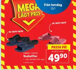Lidl Badtofflor erbjuda