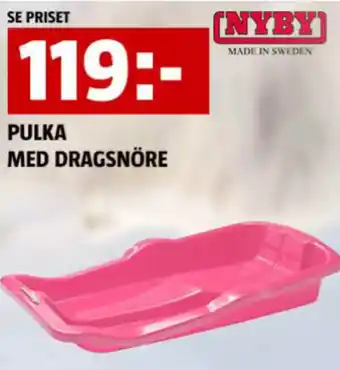 Bauhaus Pulka med dragsnöre erbjuda