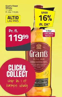 Fleggaard Grant's Finest Whisky erbjuda