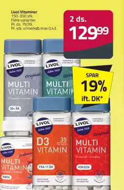 Fleggaard Livol Vitaminer erbjuda