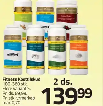 Fleggaard Fitness Kosttilskud erbjuda