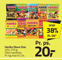 Fleggaard Haribo Share Size erbjuda