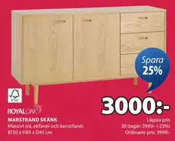 JYSK MARSTRAND SKÄNK erbjuda
