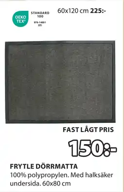 JYSK FRYTLE DÖRRMATTA erbjuda
