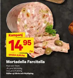 City Gross Mortadella Farcitella erbjuda