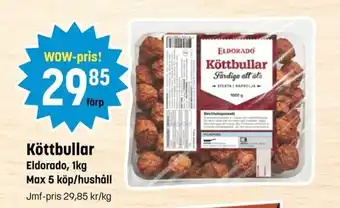 Eurocash Eldorado Köttbular 1kg erbjuda