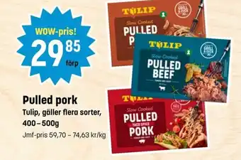 Eurocash Tulip Pulled pork 400-500g erbjuda