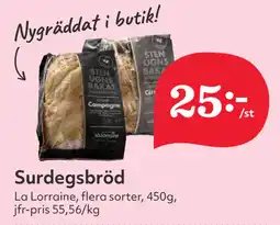 Hemköp Surdegsbröd erbjuda