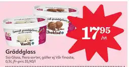 Hemköp Gräddglass erbjuda