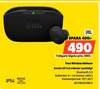 Power True Wireless hörlurar erbjuda