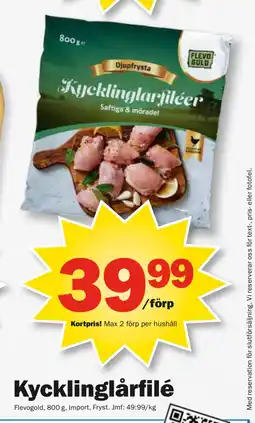 Pekås Kycklinglårfilé erbjuda