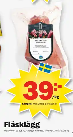 Pekås Fläsklägg erbjuda