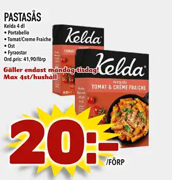 Din Mat PASTASÅS erbjuda