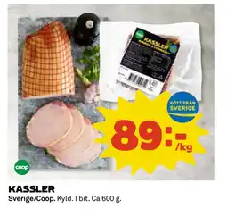 Coop Daglivs KASSLER erbjuda