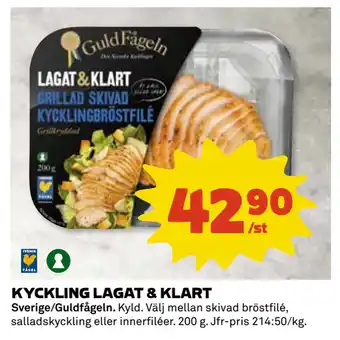 Coop Daglivs KYCKLING LAGAT & KLART erbjuda