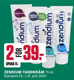 ÖoB ZENDIUM TANDKRÄM erbjuda