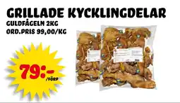 Nelins Grillade Kycklingdelar erbjuda