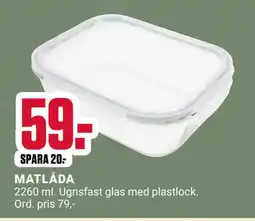 ÖoB MATLÅDA erbjuda