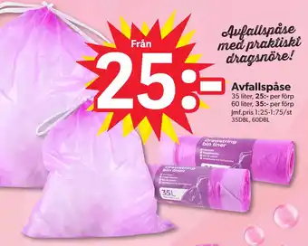 DollarStore Avfallspåse erbjuda