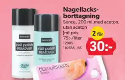 DollarStore Nagellacksborttagning erbjuda