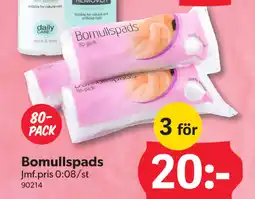 DollarStore Bomullspads erbjuda