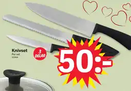 DollarStore Knivset erbjuda