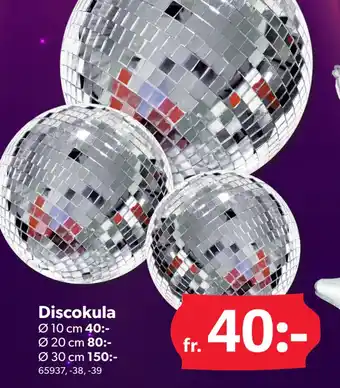 DollarStore Discokula erbjuda