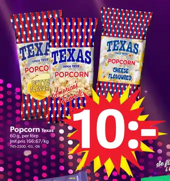 DollarStore Popcorn erbjuda