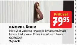 Jem&Fix KNOPP LÄDER erbjuda