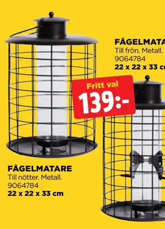 Jem&Fix FÅGELMATARE erbjuda