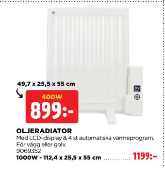 Jem&Fix OLJERADIATOR erbjuda