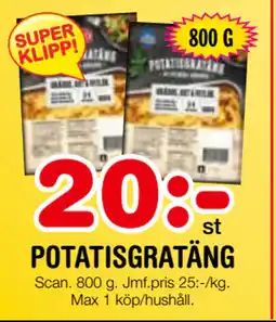 Nya Pulsen POTATISGRATÄNG erbjuda