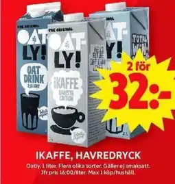 ICA Maxi Ikaffe, havredryck erbjuda