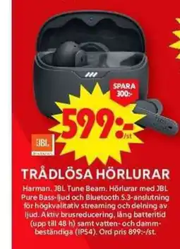 ICA Maxi Trådlösa hörlurar erbjuda