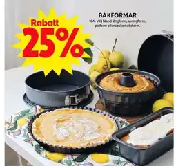 ICA Maxi Bakformar erbjuda