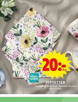 ICA Maxi Servetter erbjuda