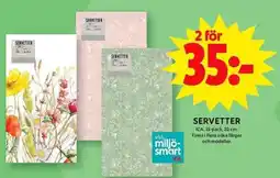 ICA Maxi Servetter erbjuda