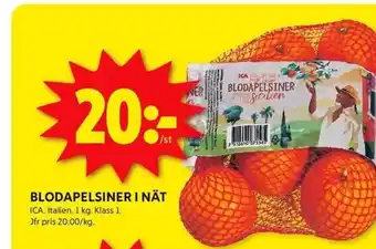 ICA Kvantum Blodapelsiner i nät erbjuda