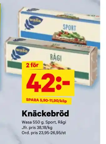 City Gross Knäckebröd erbjuda