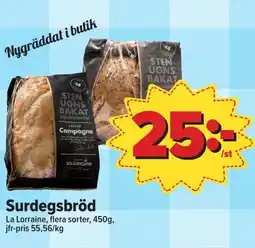 Östenssons Surdegsbröd erbjuda