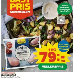 Coop Kronfågel Kycklingfilé erbjuda