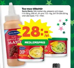 Tex-mex tillbehör